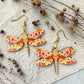 Floral Dragonfly Wood Dangle (4 Patterns Available)
