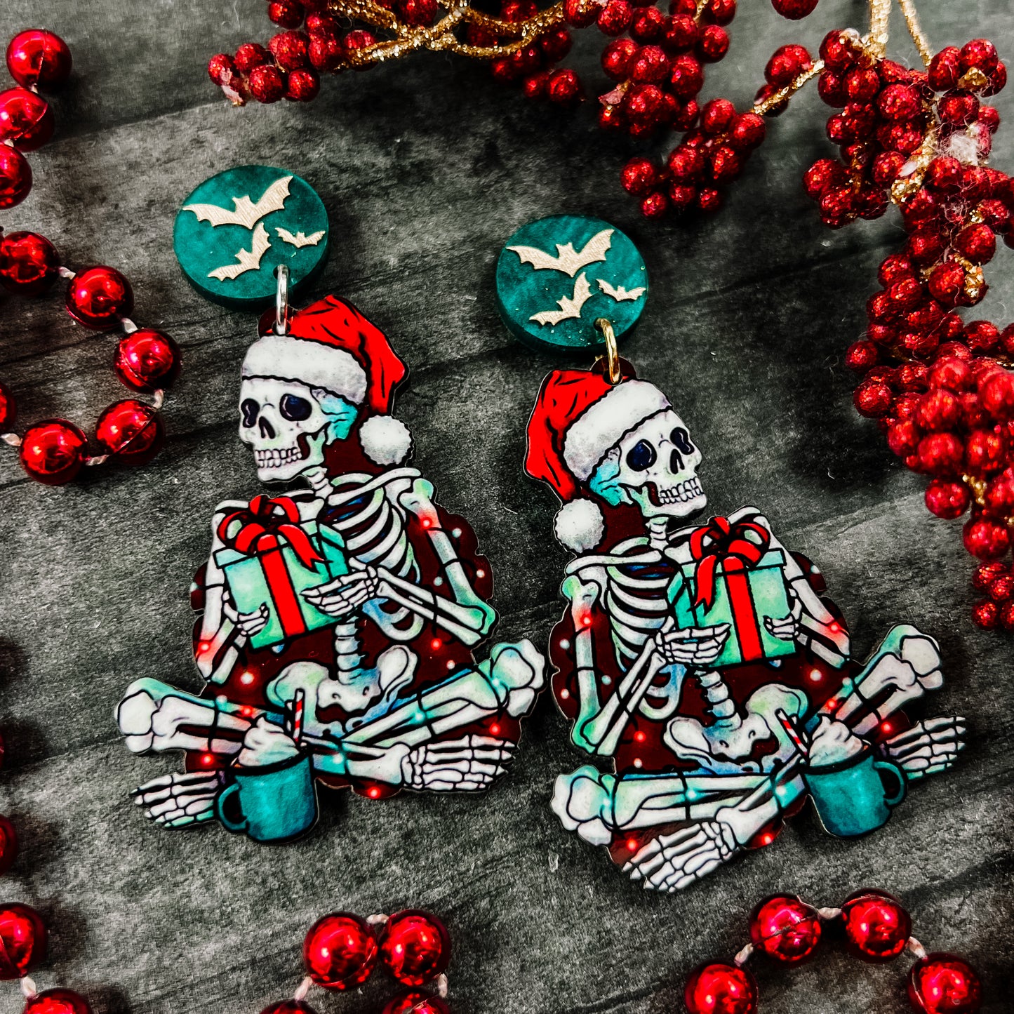 Jolly Skeleton Dangles