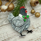 Holiday Hen BROOCH