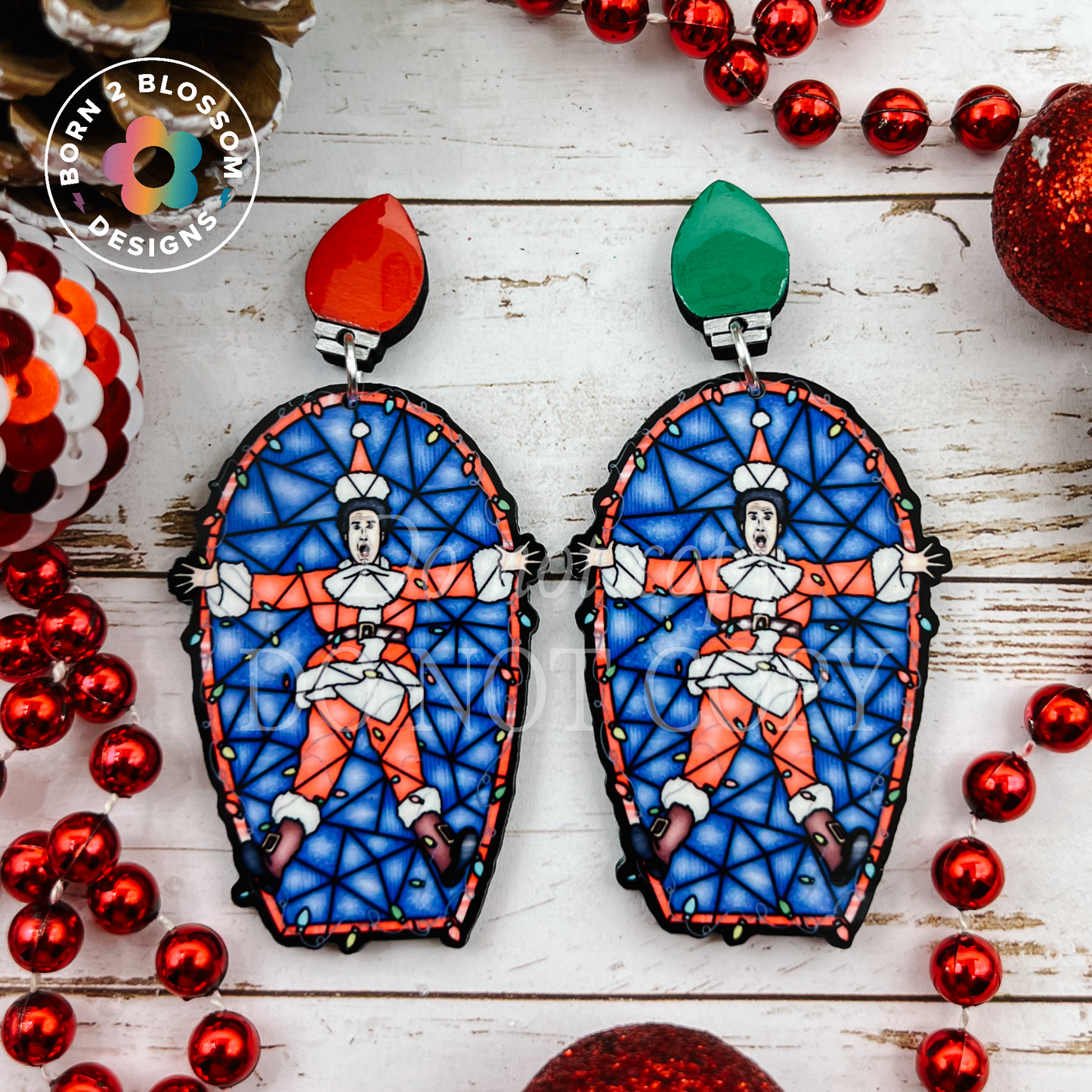 Christmas Movie Stained Glass Dangles (All Movies)