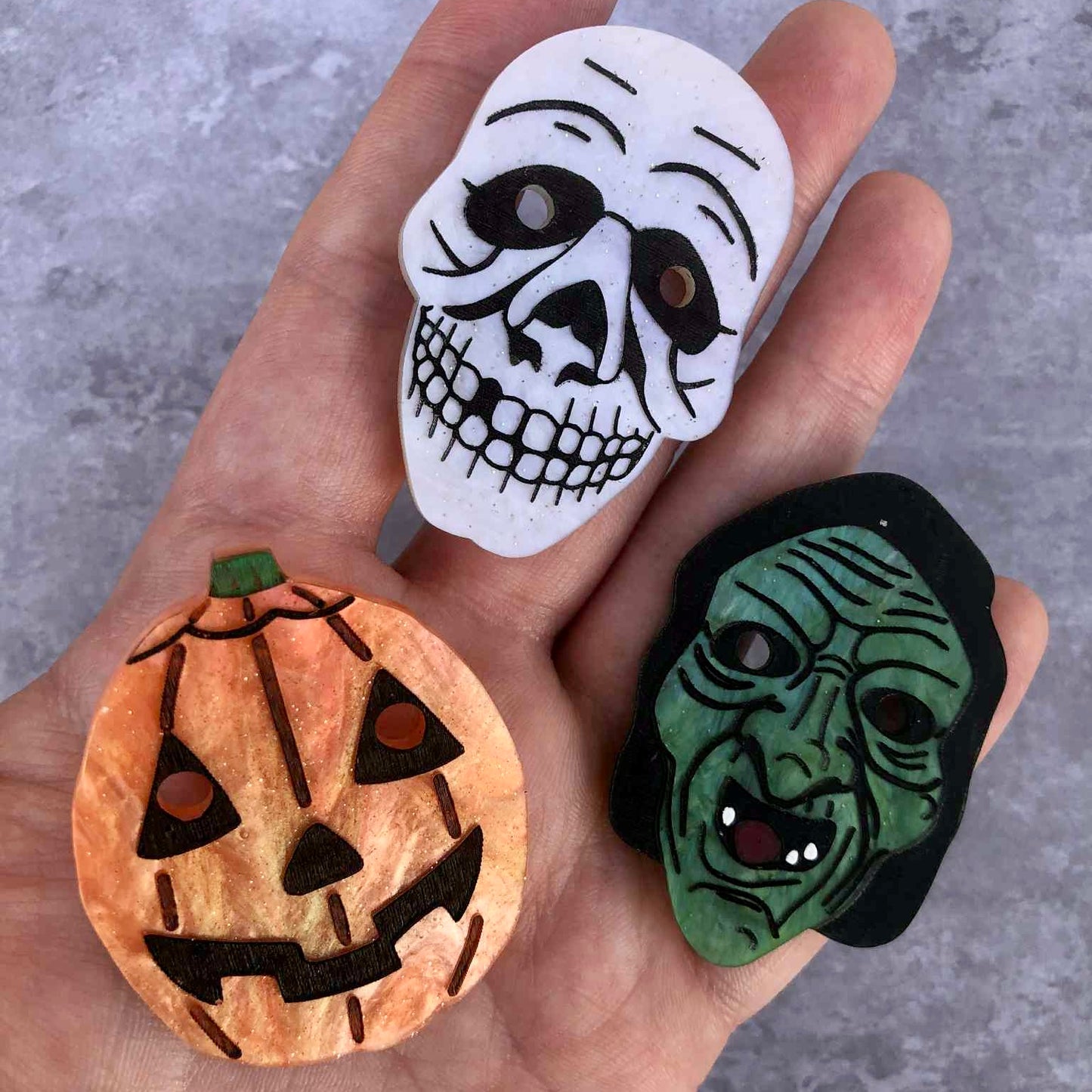 Halloween III Masks BROOCH Set