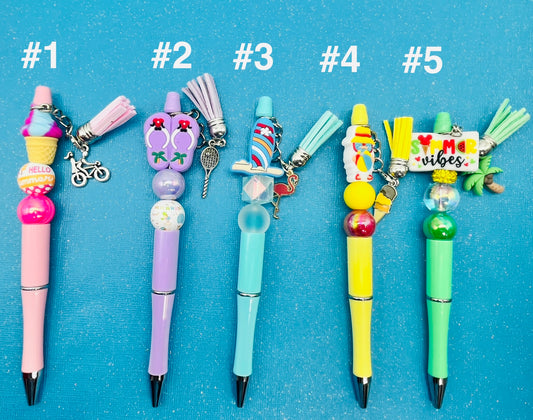 Summer Beaded Pens