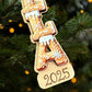 2025 Personalized Gingerbread Letter Ornament