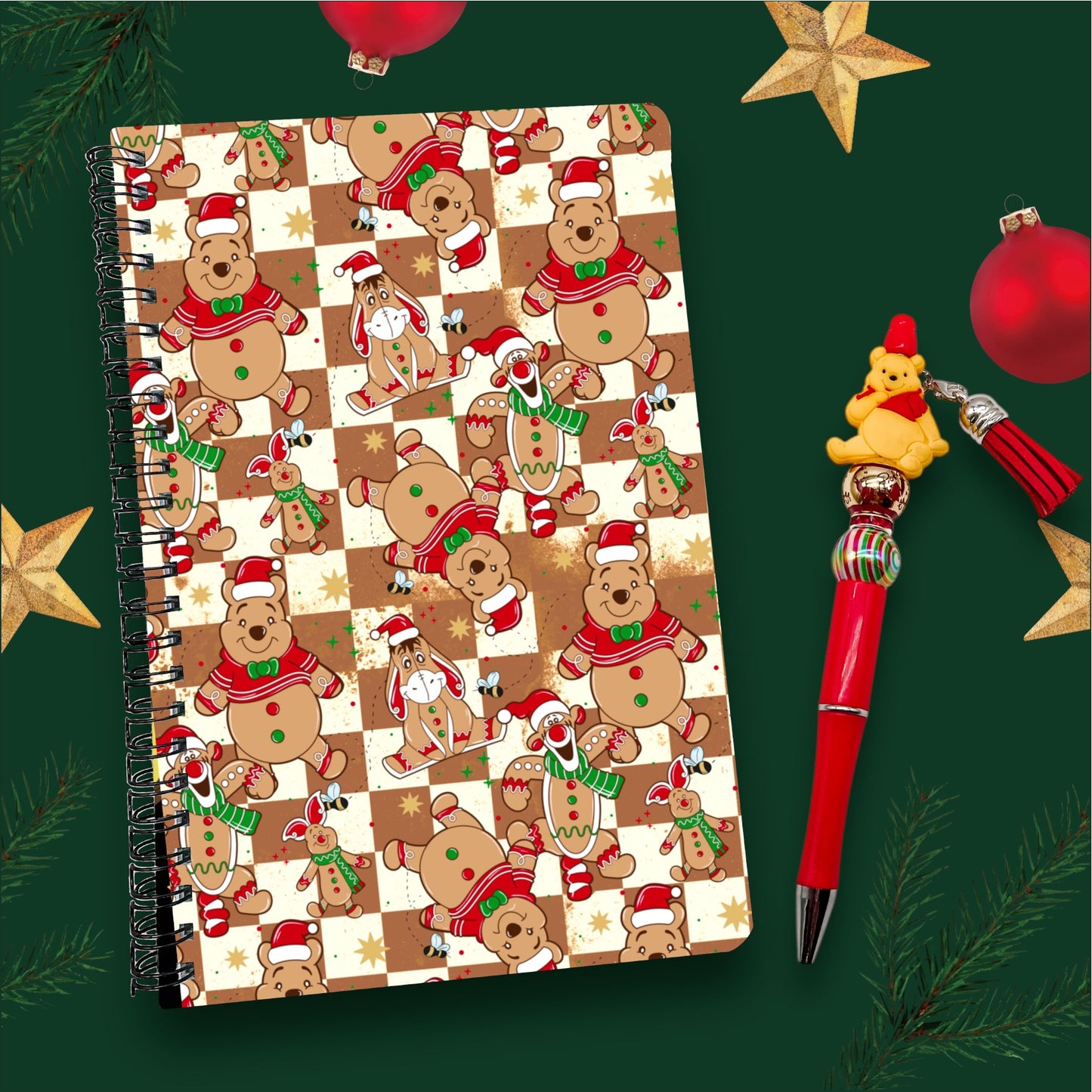 Hundred Acre Wood Gingerbread Notebook & Pen Set