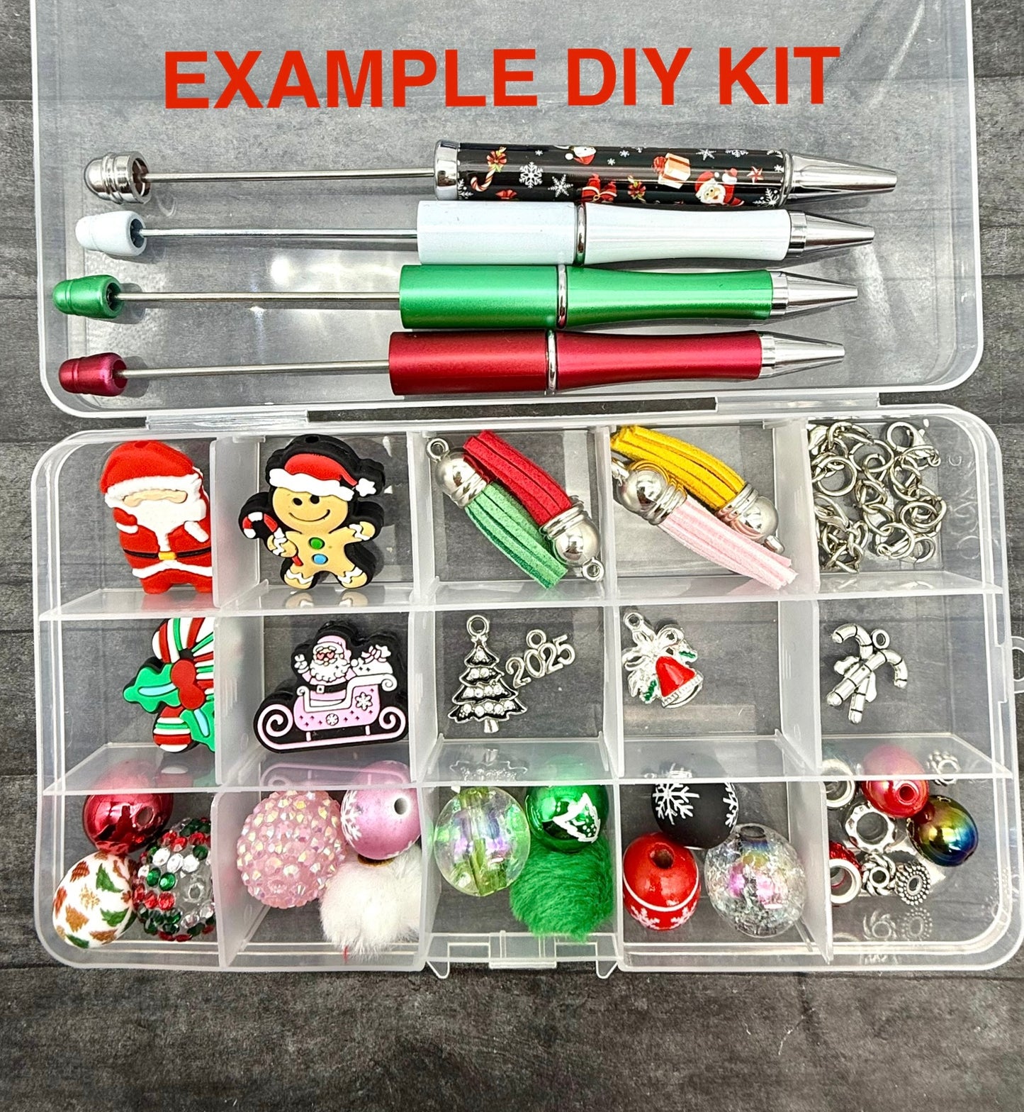 Christmas DIY Beadable Pen Kits