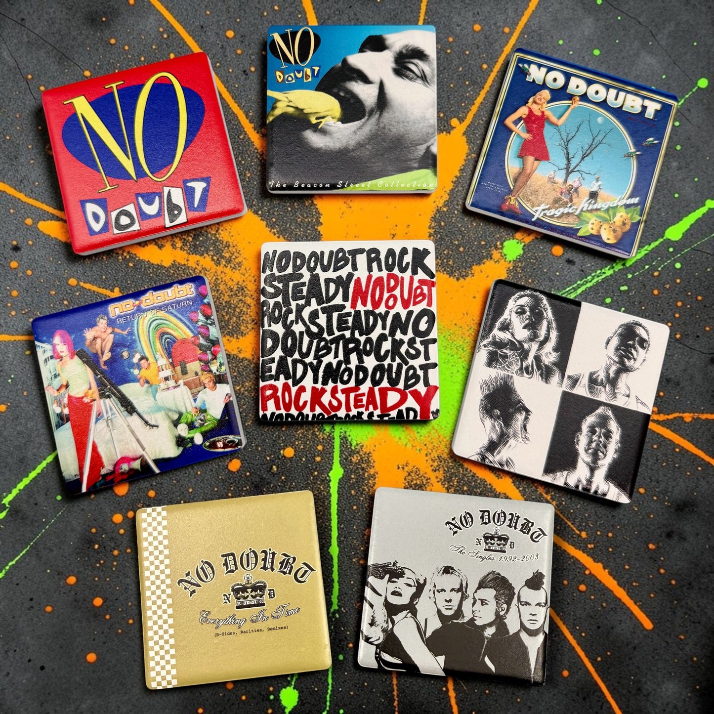 No Doubt Album Magnet Set