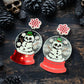 Spooky Snowman Snow Globe Dangles