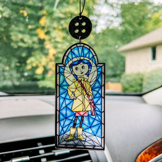 Coraline Glass Car Charm (All Characters)