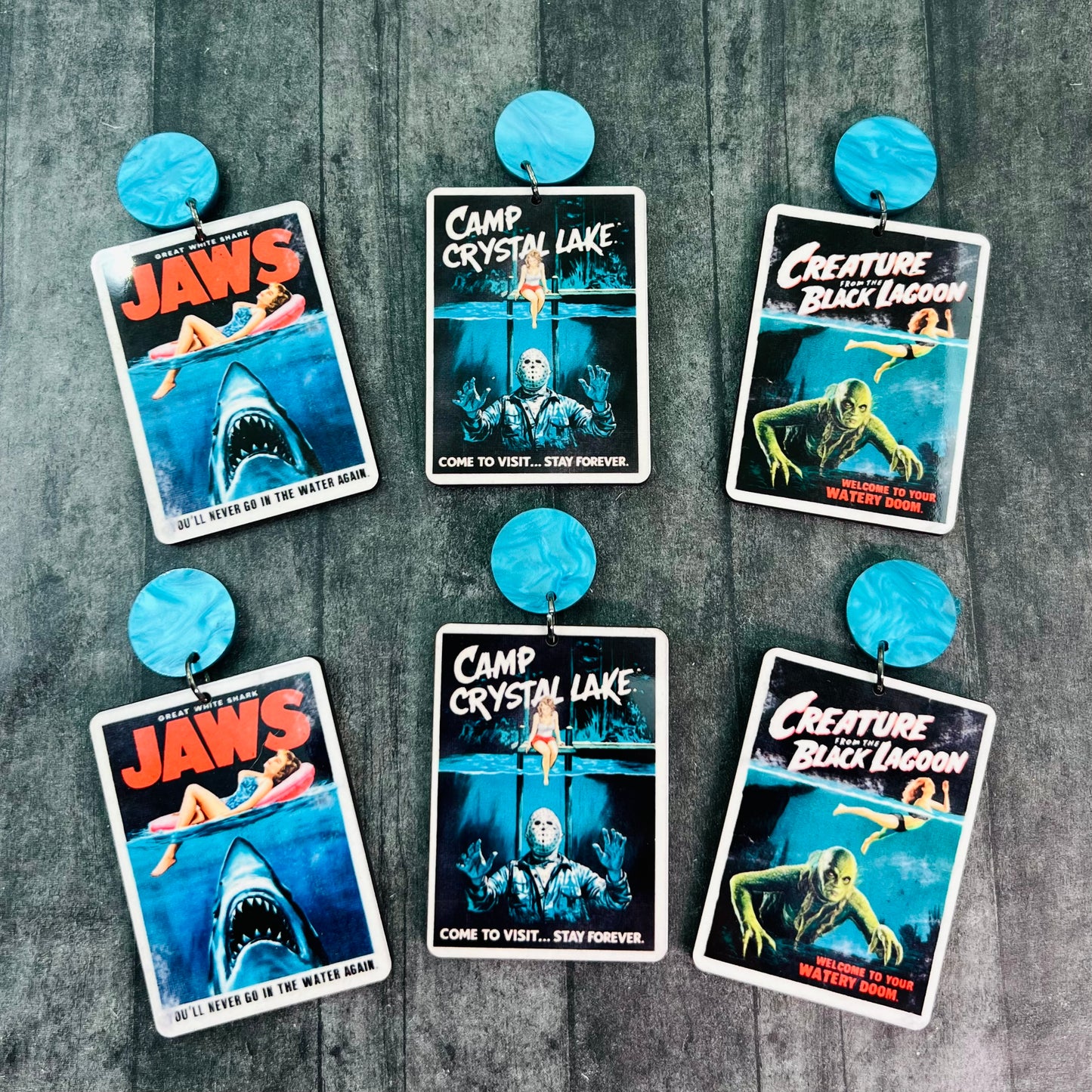 Vintage Monster Movie Dangles (10 Designs Available!)