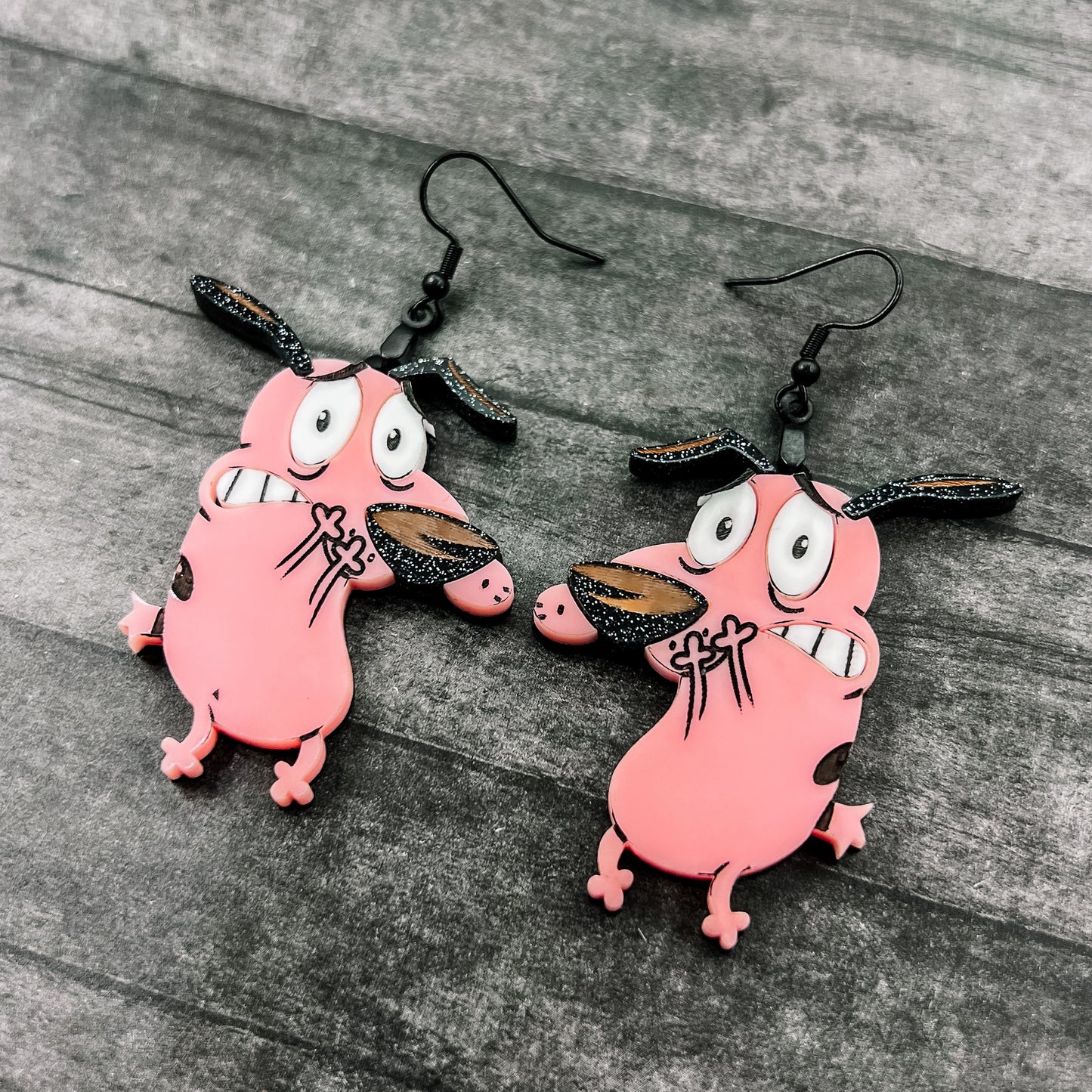 Courage the Cowardly Dog Earrings