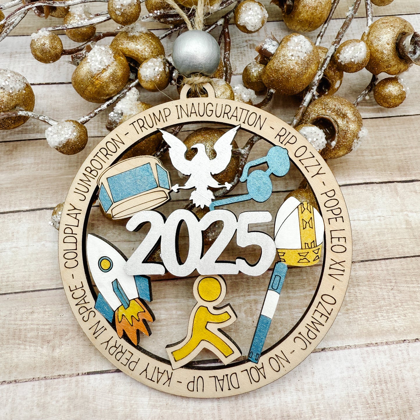 2025 Round Up Ornament