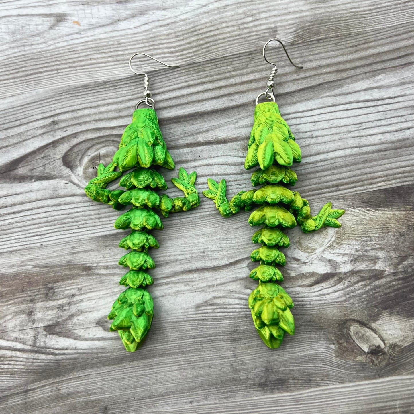 3D Printed Crystal Dragon Dangles (Multiple Colors Available)