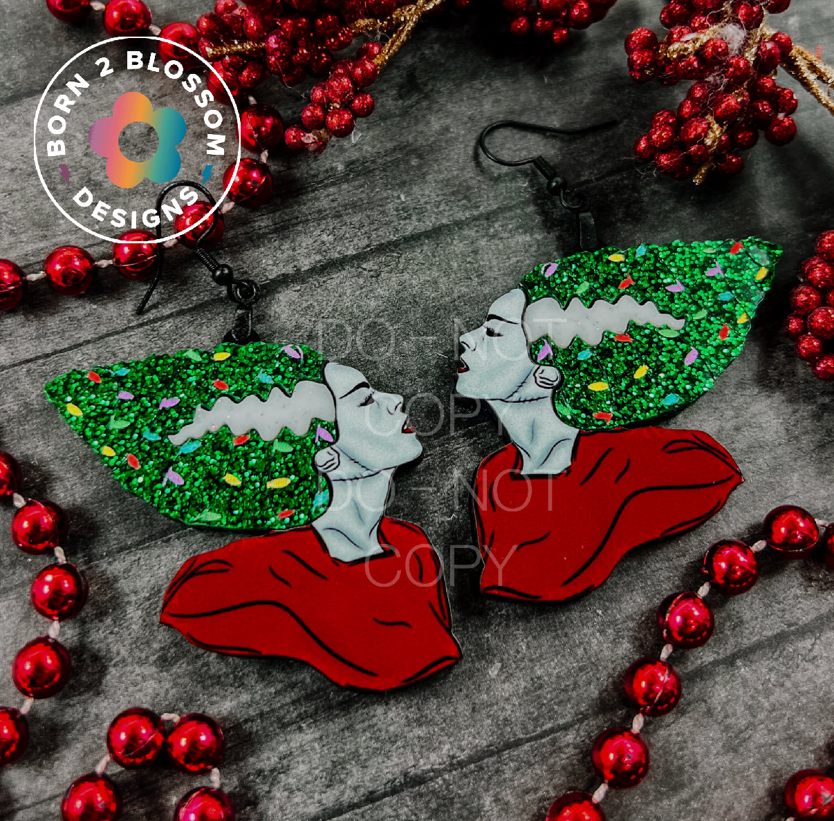 Christmas Monster Dangles