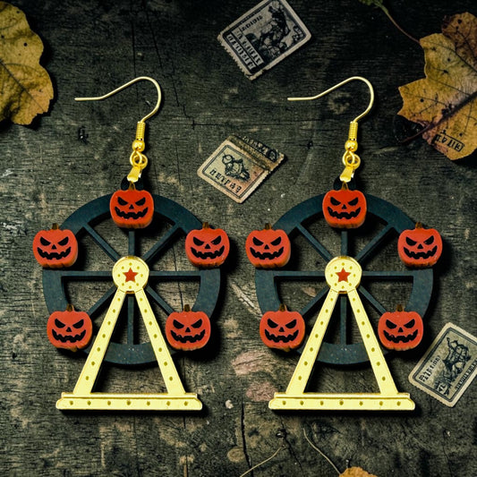 Pumpkin Ferris Wheel Dangles
