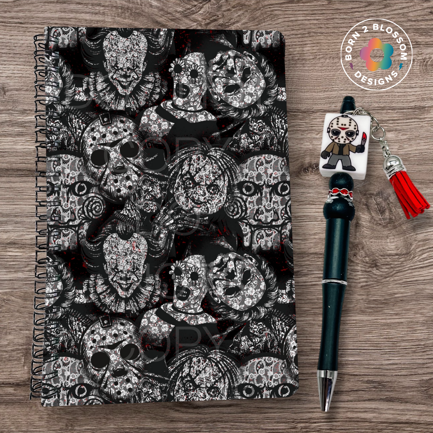 Horror Lace Notebook & Pen Set