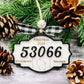 Zip Code Ornament 2025 (Personalize with any Location!)