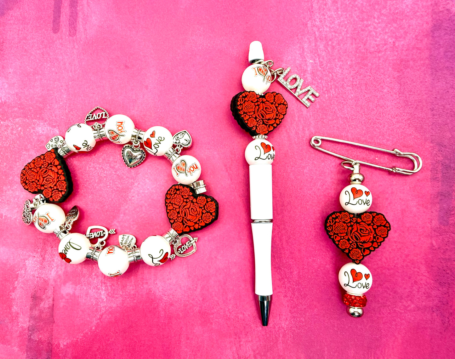 Heart n Flowers Valentine’s Beaded Collection