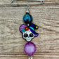 Fall / Halloween Beaded Safety Pin Brooches