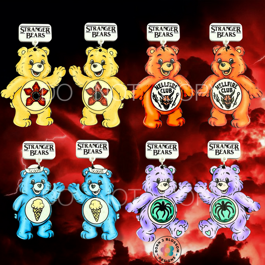 Stranger Bears Dangles (7 Designs Available!)