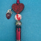Spooky Beaded Pens with Dripping Blood