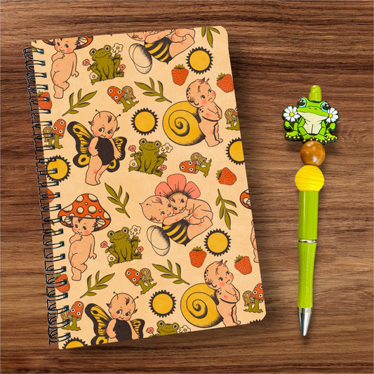 Cottagecore Kewpie Notebook & Pen Set