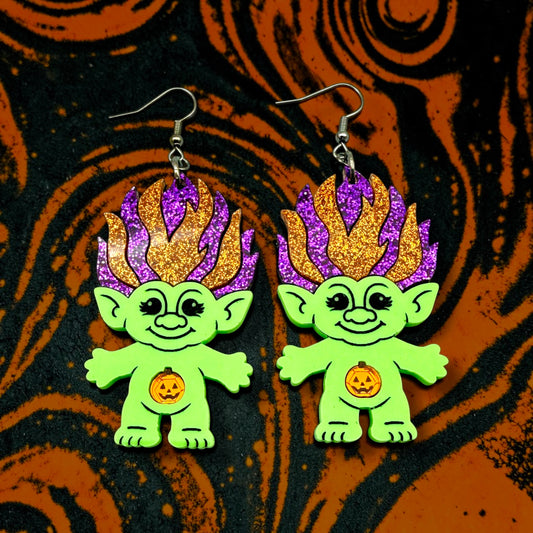 Halloween Troll Dangles