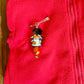 Fall / Halloween Beaded Safety Pin Brooches