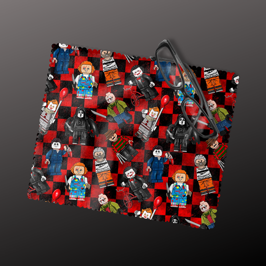 Horror Legos Eyeglass Cleaning Cloth