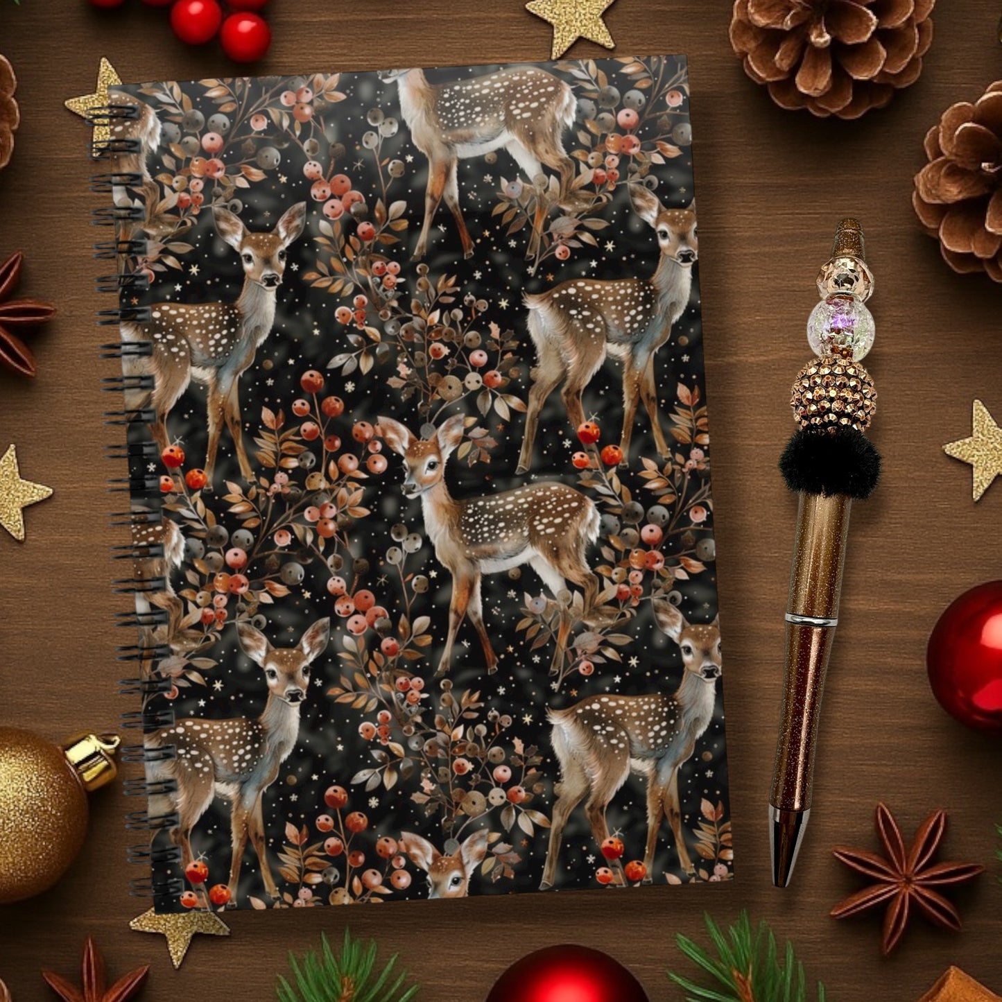 Winter Deer Notebook & Pen Set