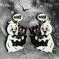 Scaredy Cat Ghost Dangles