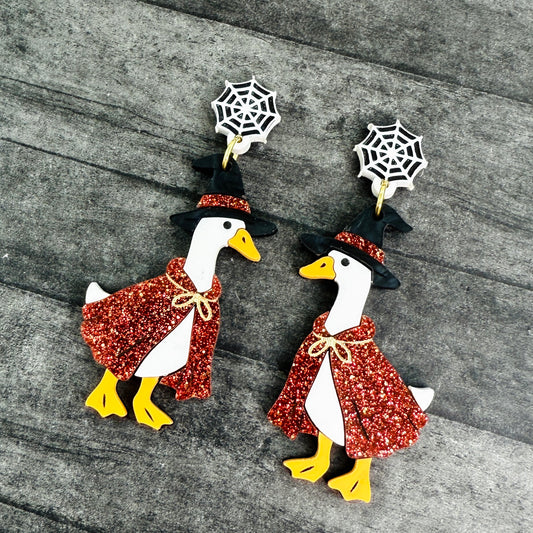Witchy Goose Dangles