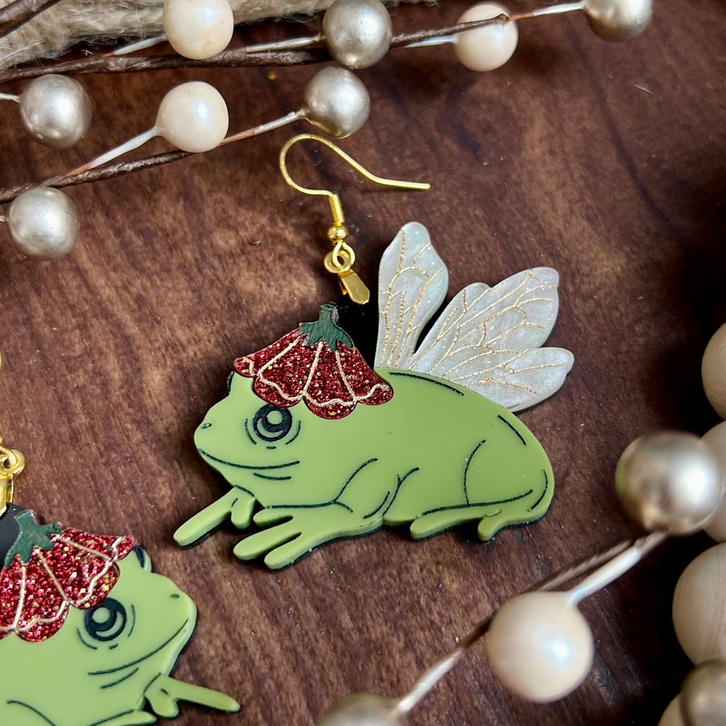 Frog Fairy Dangles