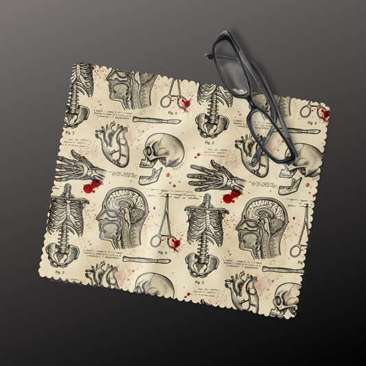 Human Anatomy Eyeglass Cleaning Cloth