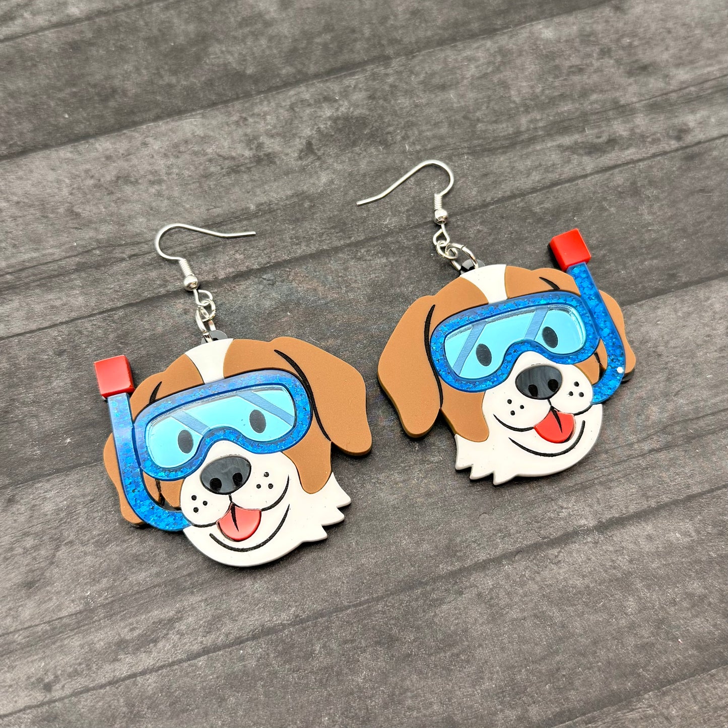 Snorkeling Dog Dangles