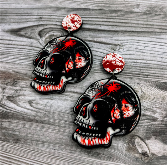 NOV CLEARANCE MCR Skull Dangles