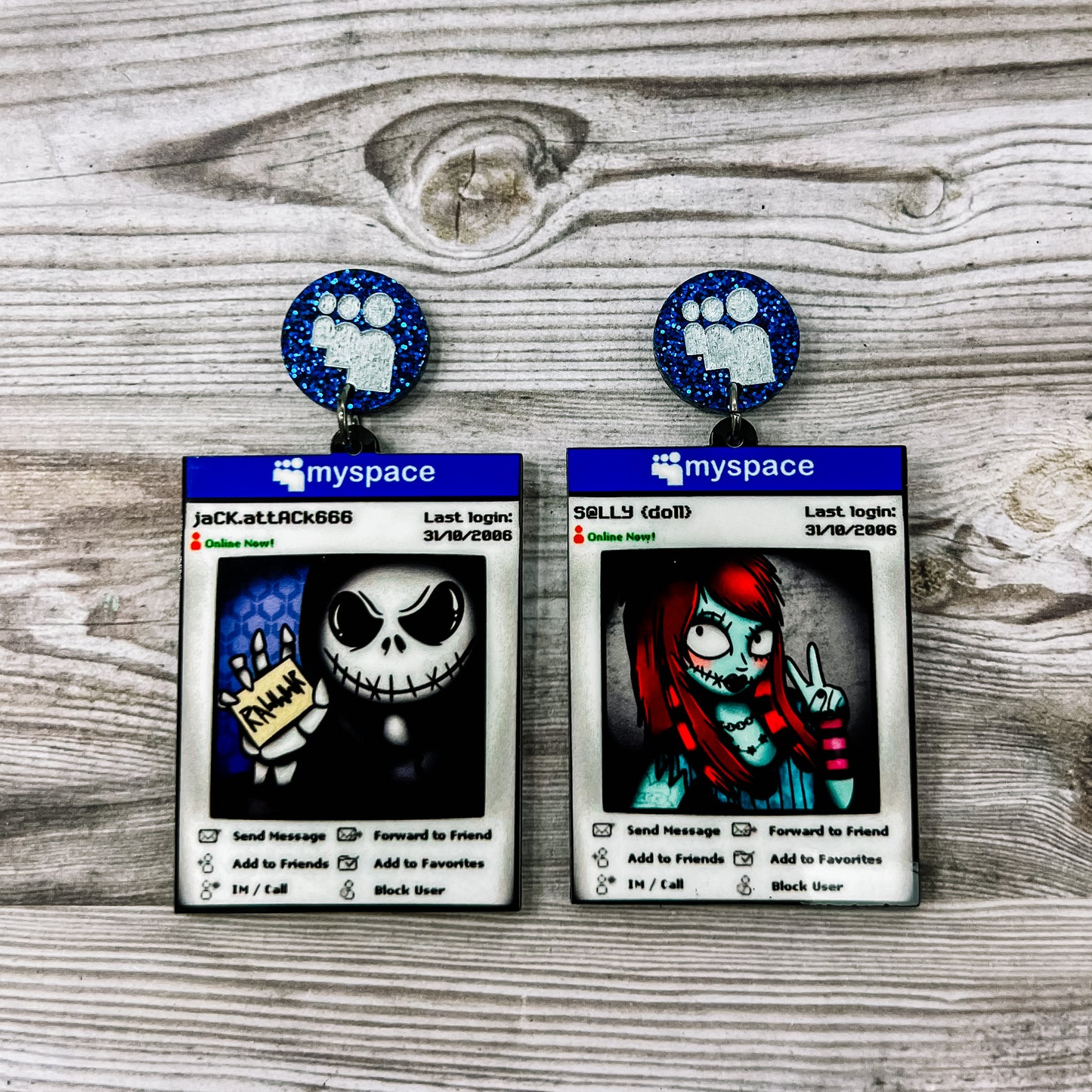 MySpace Jack & Sally Dangles