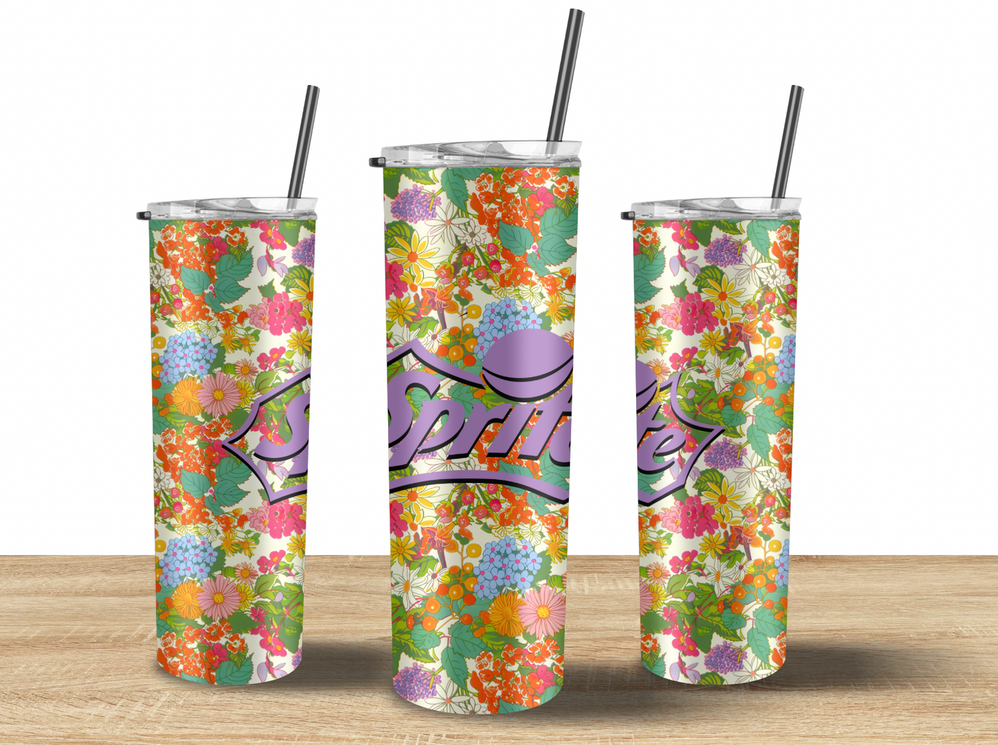 Floral Sprite Tumbler