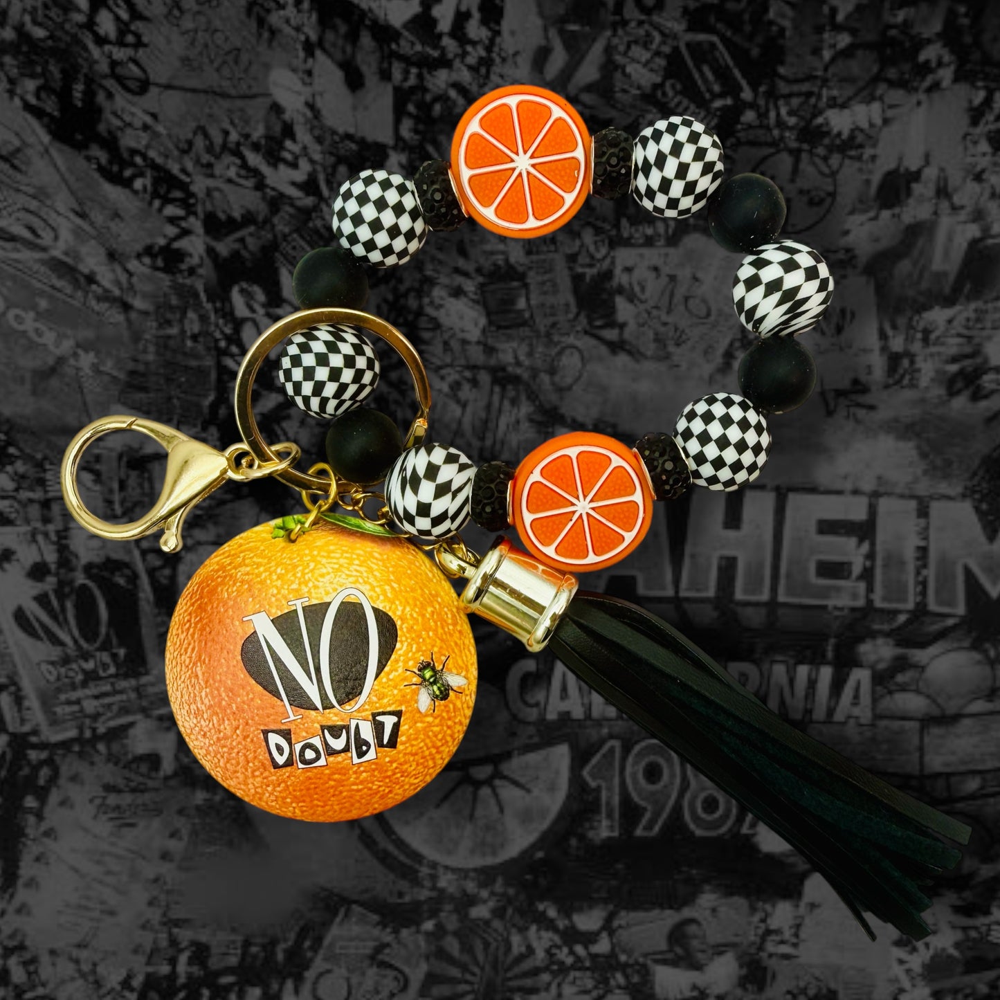 Tragic Kingdom Beaded Wristet