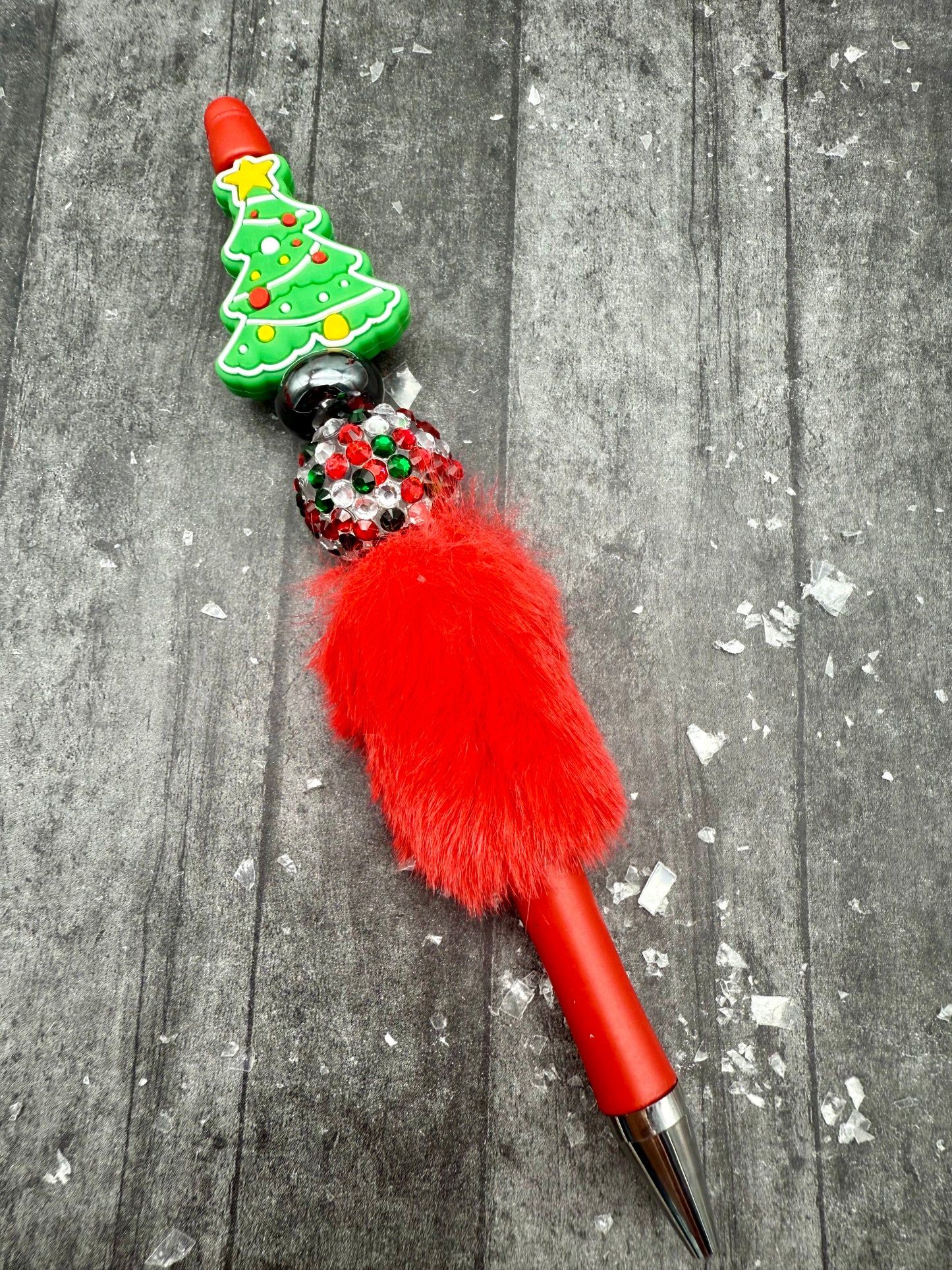 Christmas Furry Pens