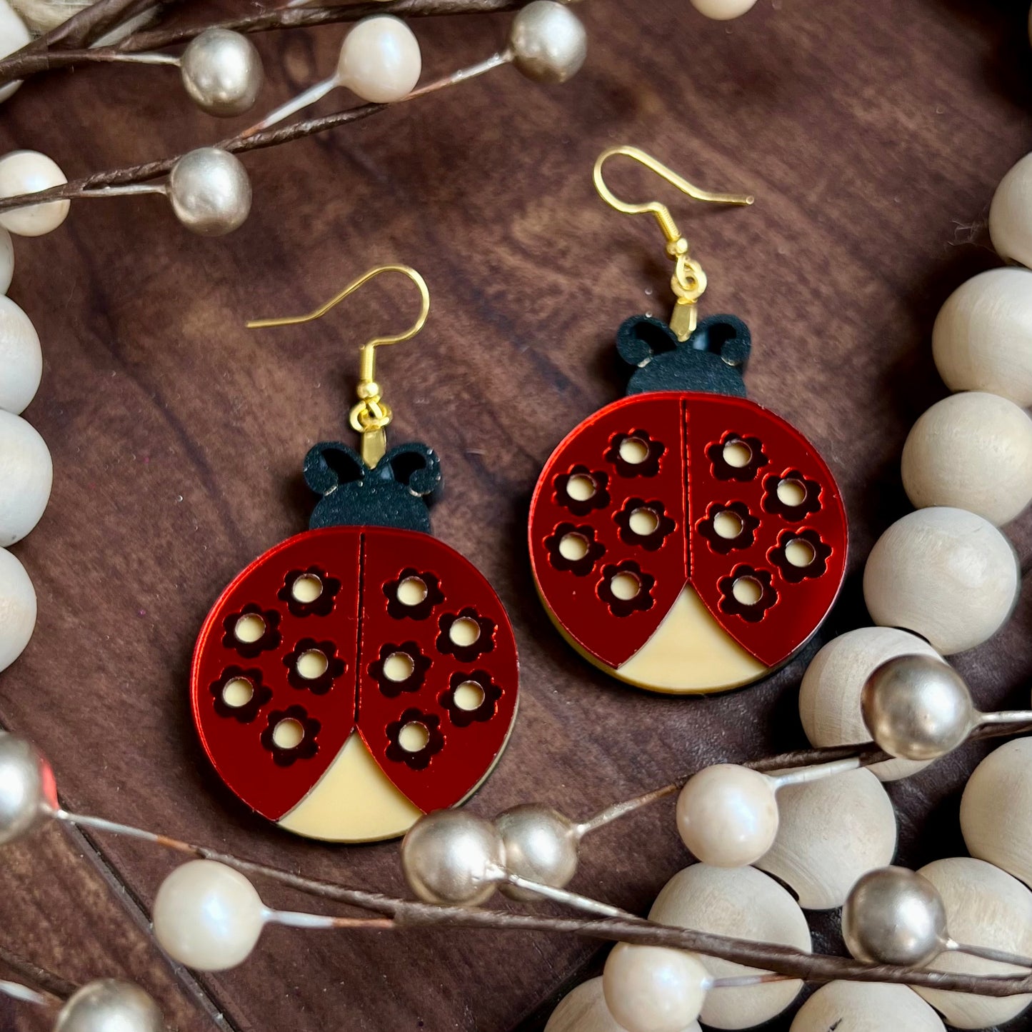 Ladybug Dangles