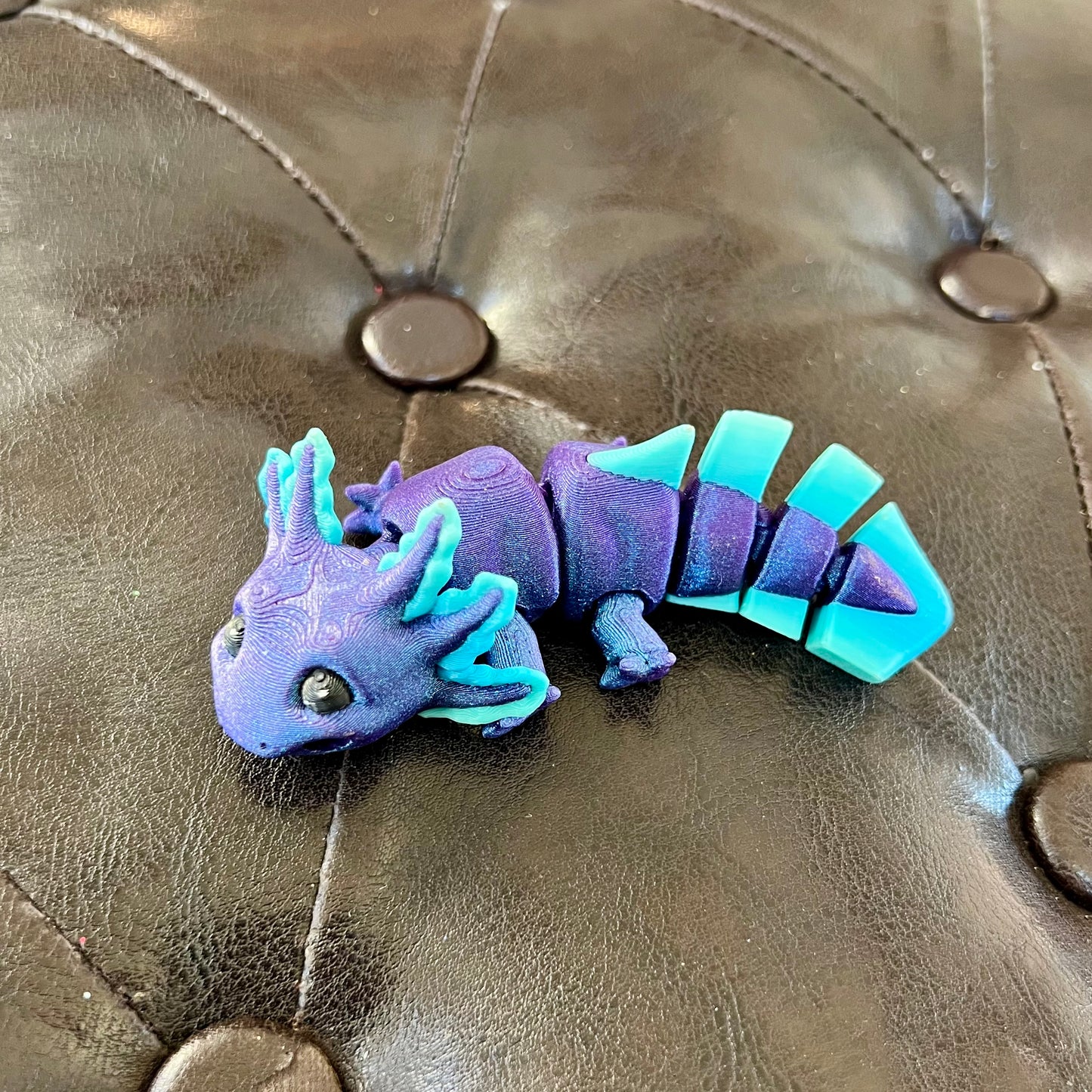 DEC CLEARANCE 3D Printed Axolotl Keychain