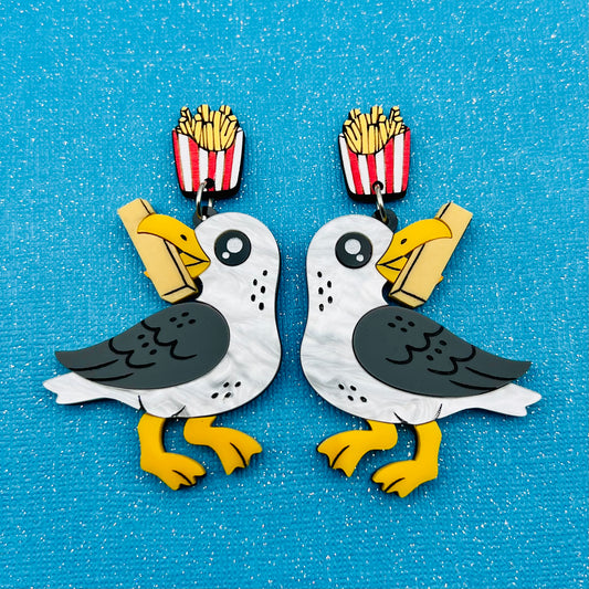 Fry Eating Seagull Dangles