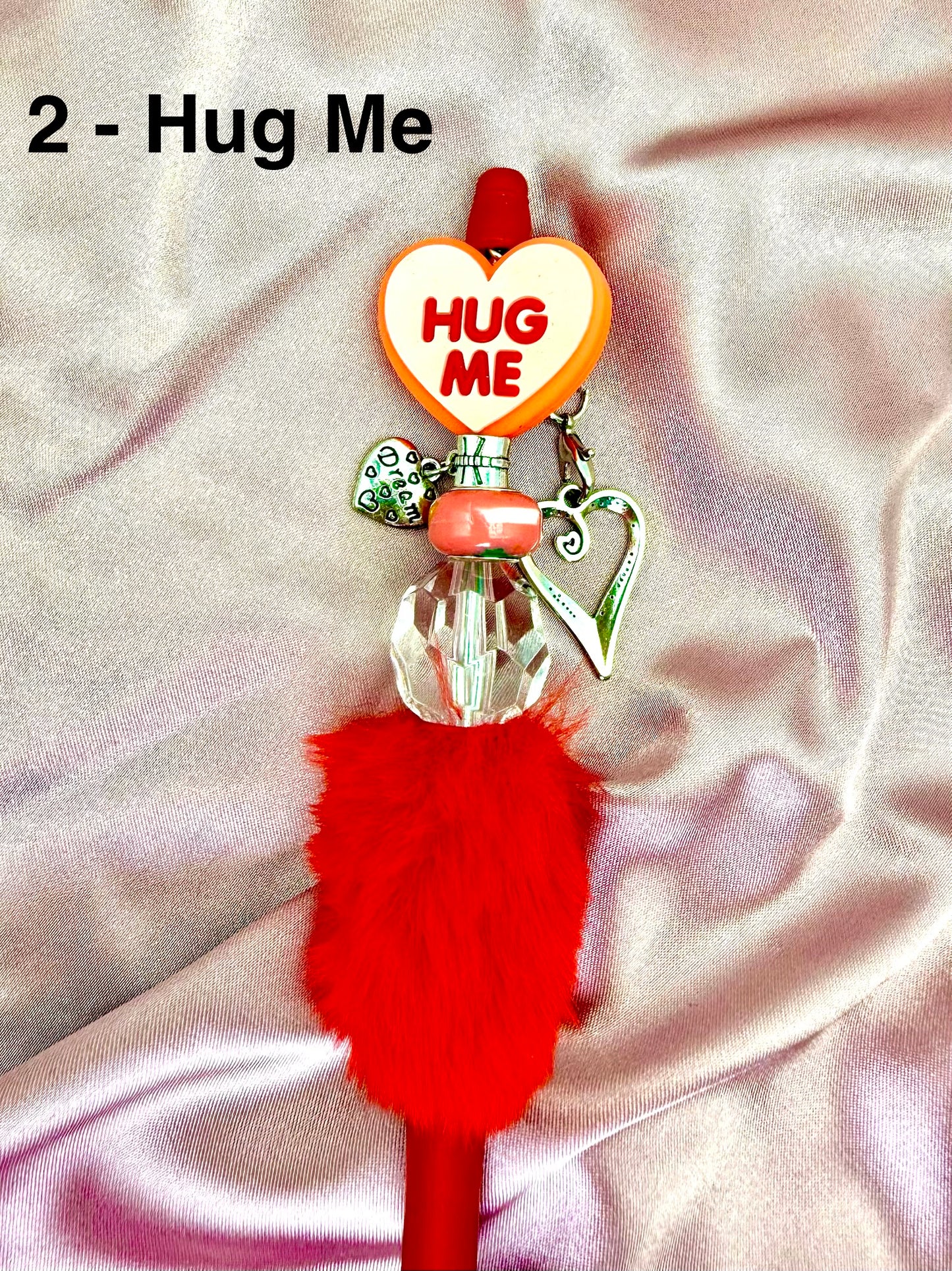 Furry Valentines Conversation Beaded Pens