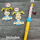 Pee Wee Herman Beaded Pens