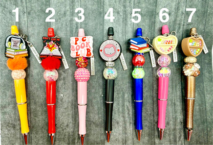 Bookish Collection Beaded Pens