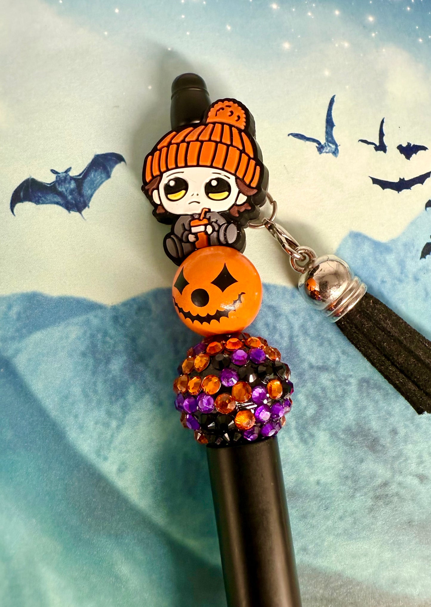 Horror Characters as Fall Kids and Halloween Pumpkin Head Pens  New Designs