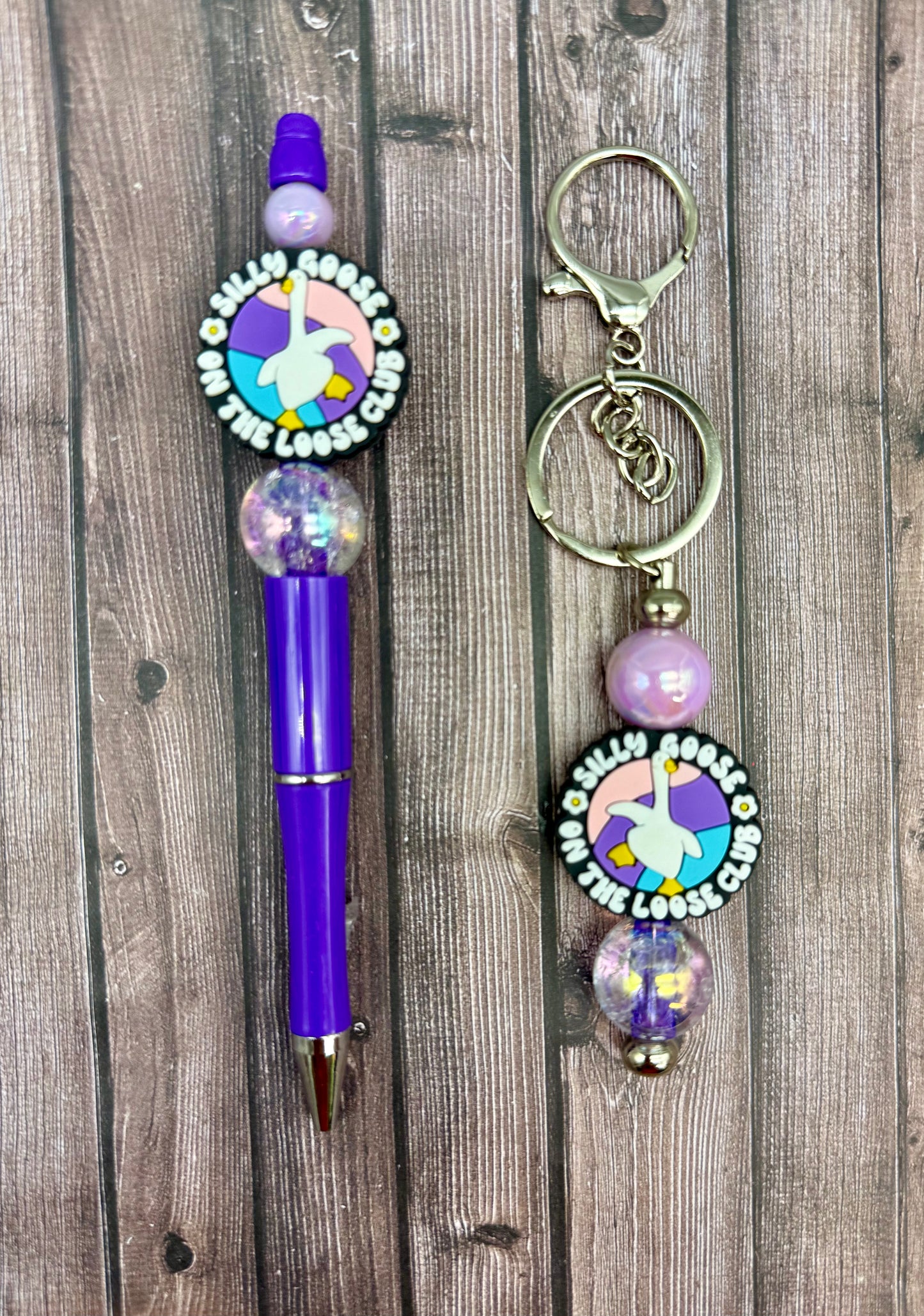 Whimsy and Wits Beaded Pen and Keychain Sets