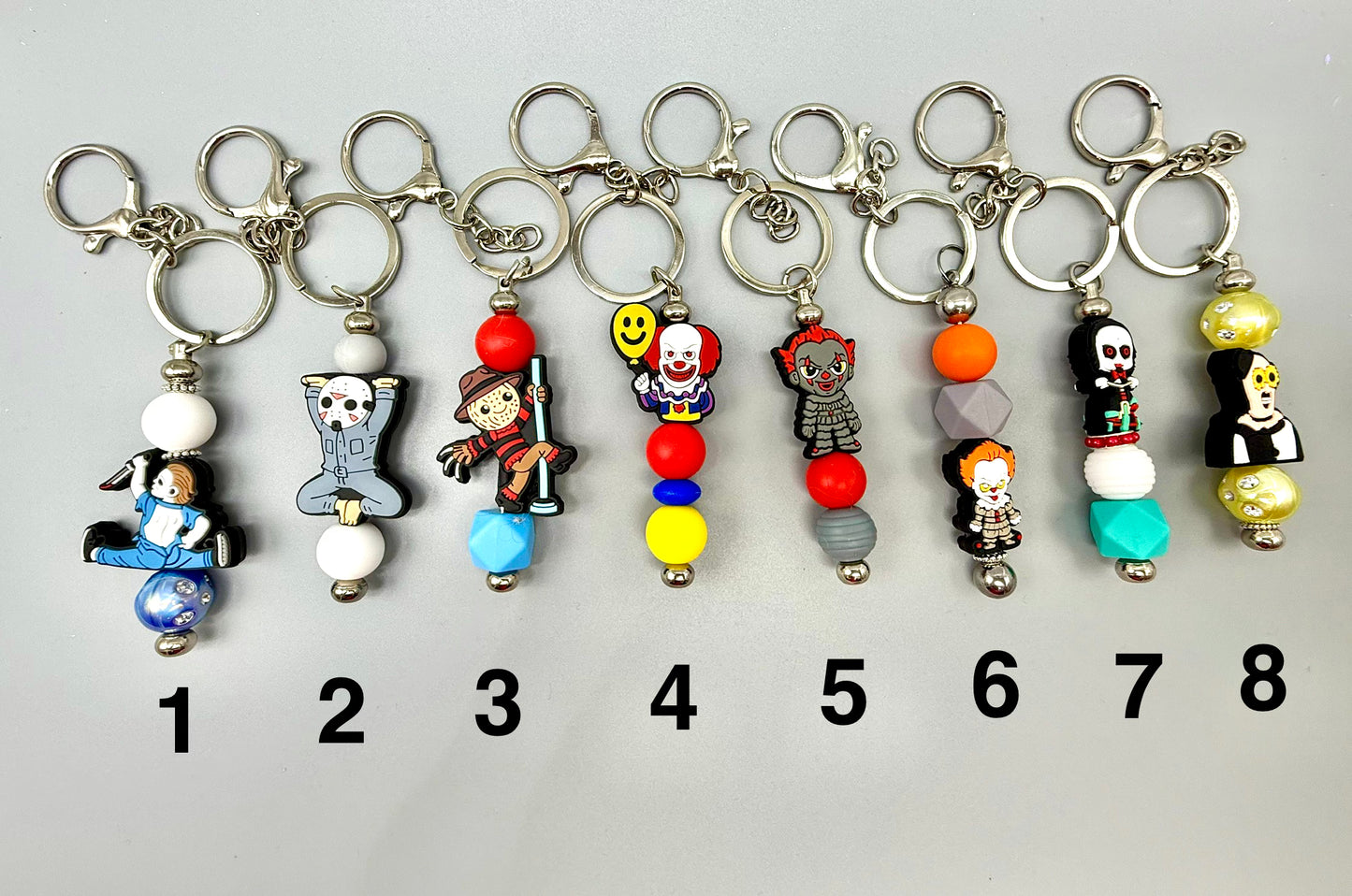Glittery Halloween, Horror Characters with Beads