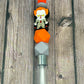 Spooky Circus Beaded Glitter Pens Featuring Dancing and Clown Characters