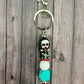 Spooky Circus Beaded Keychains Featuring Dancing and Clown Characters